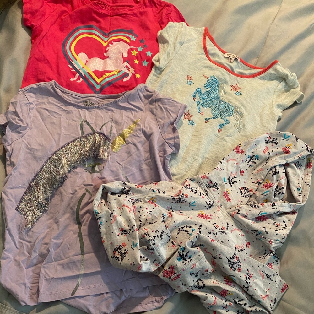 Girls lot of Unicorn Shirts